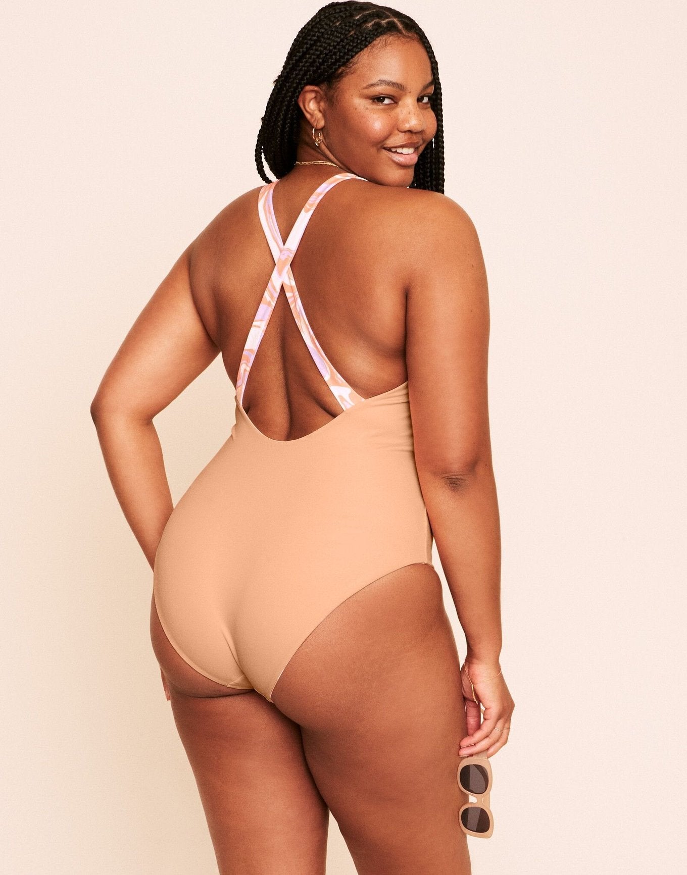 Earth Republic Serenity Reversible One Piece Reversible One-Piece in color PR171253 and shape one piece