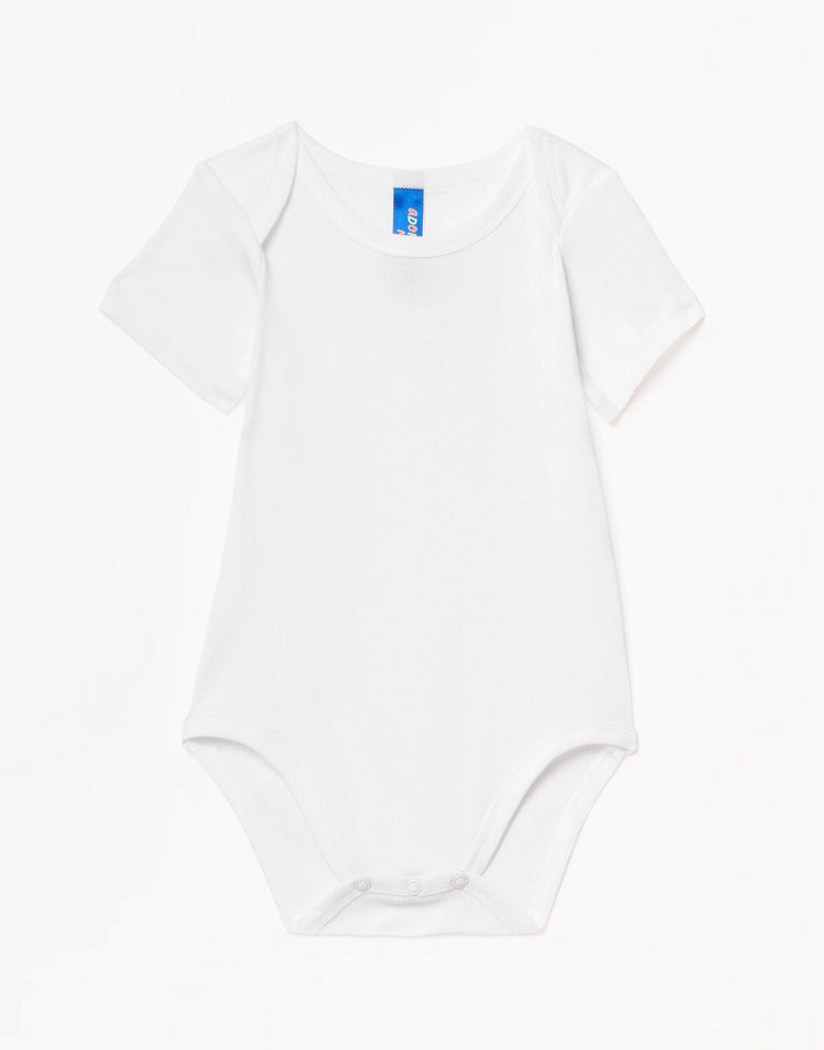 Outlines Kids Finley in color Bright White and shape onesie