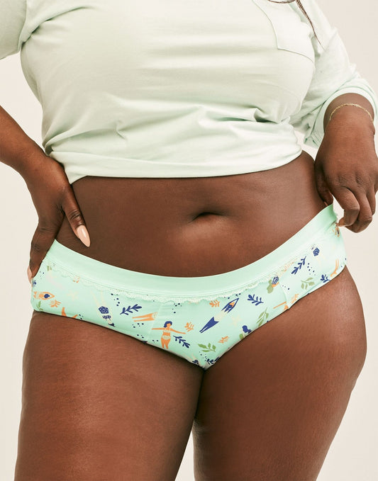 Joyja Cindy period-proof panty in color Go With The Flow and shape cheeky