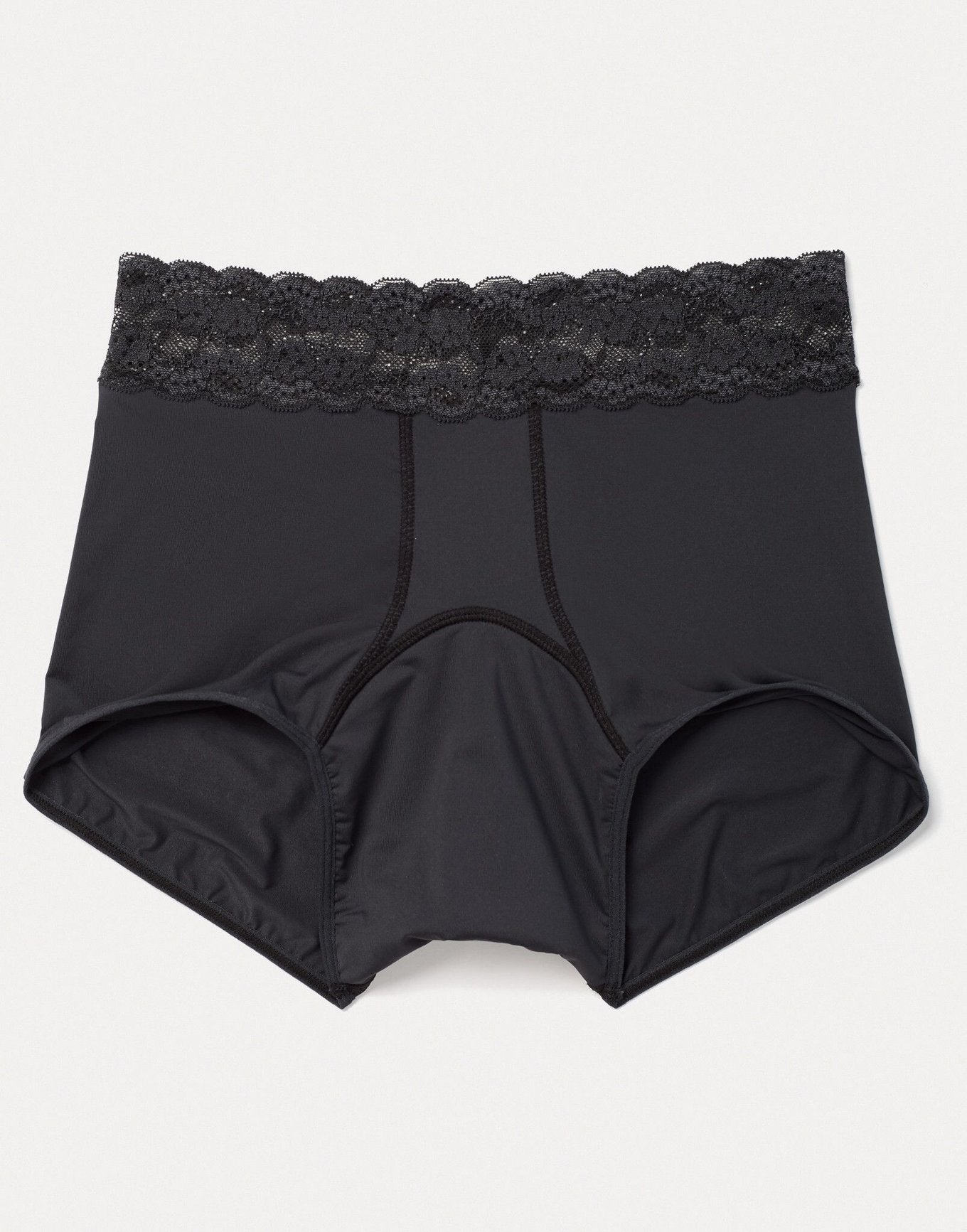 Joyja Emily period-proof panty in color Jet Black and shape shortie