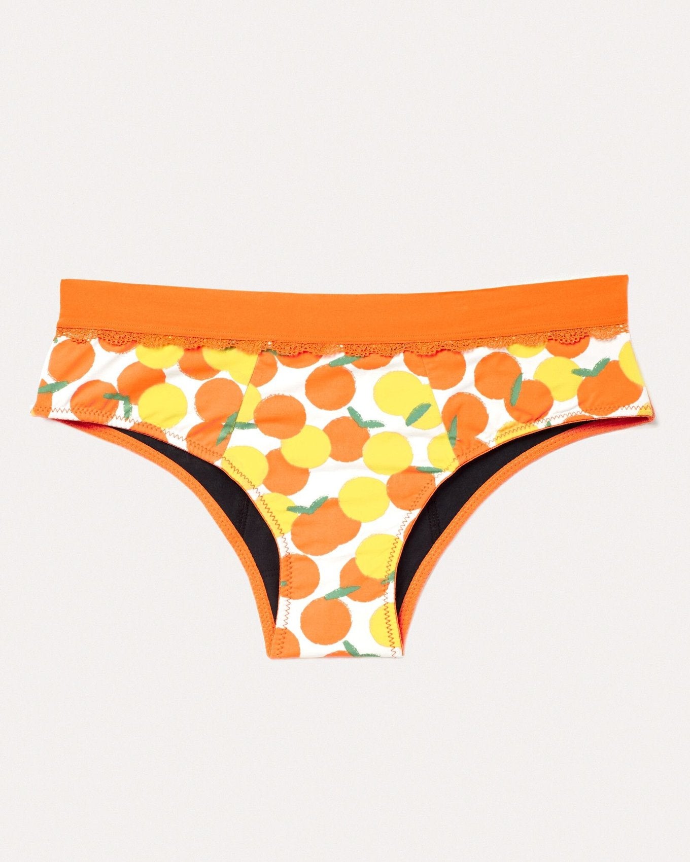 Joyja Cindy period-proof panty in color Zest of Life and shape cheeky