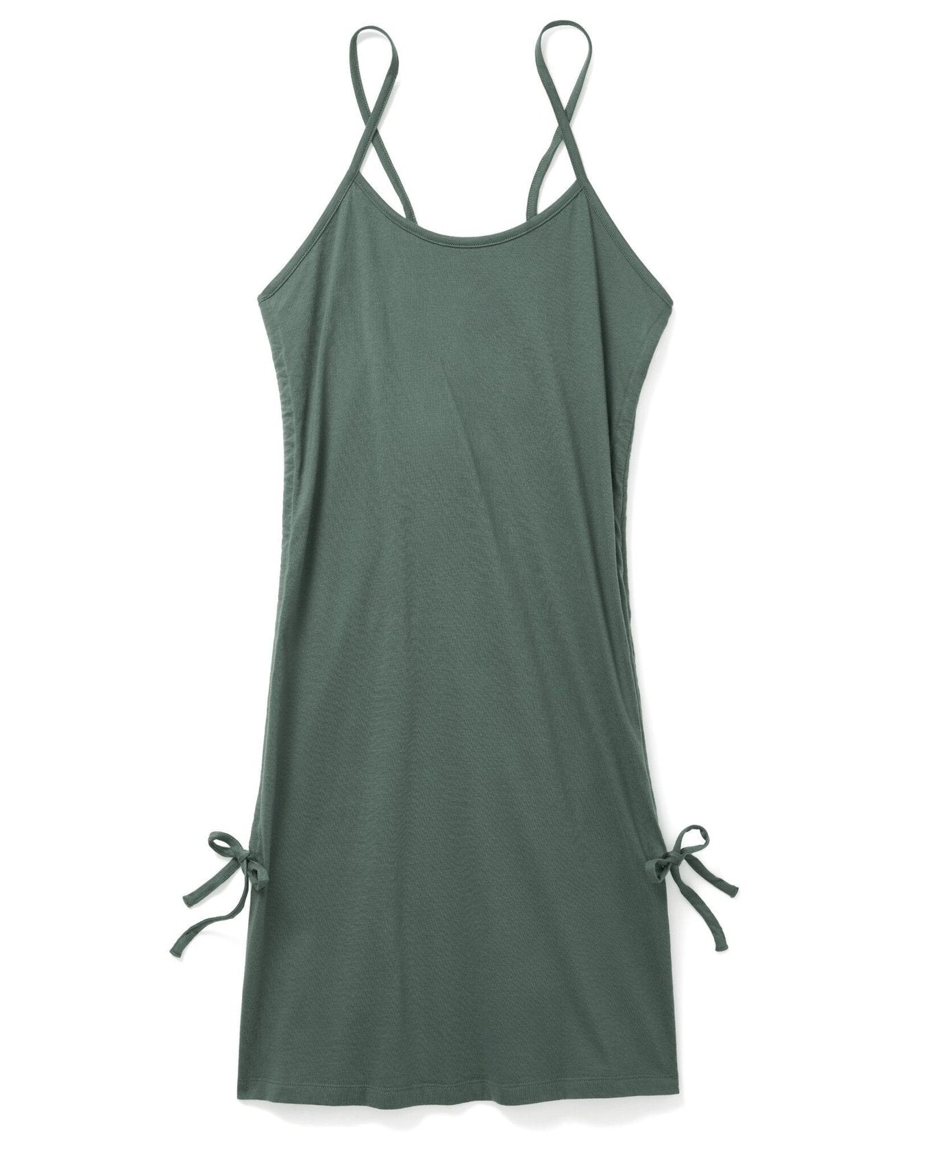Adore Me Rosemarie Knit Slip in color Silver Pine and shape slip