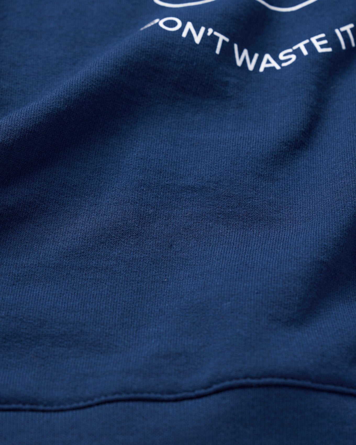 ReApparel Water Crew Neck . in color Navy Blue and shape long sleeve