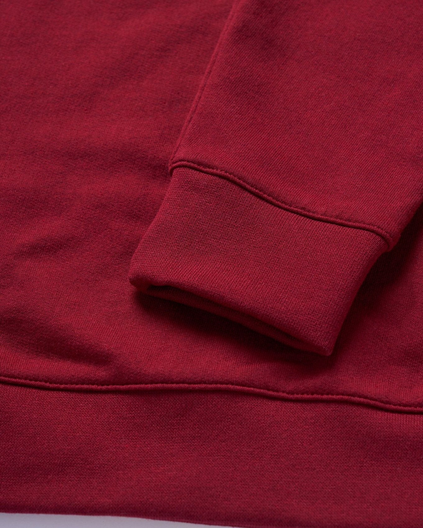 ReApparel Baby Crew Neck . in color Garnet and shape long sleeve
