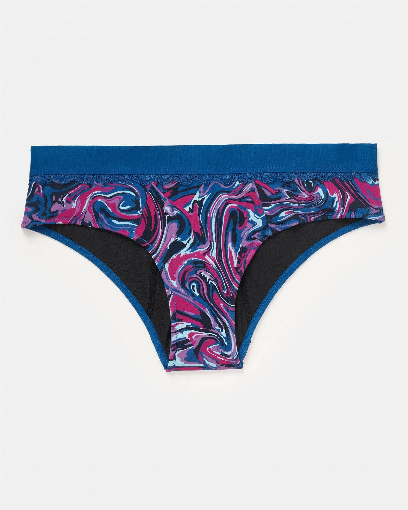 Joyja Cindy period-proof panty in color Marbled C01 and shape cheeky