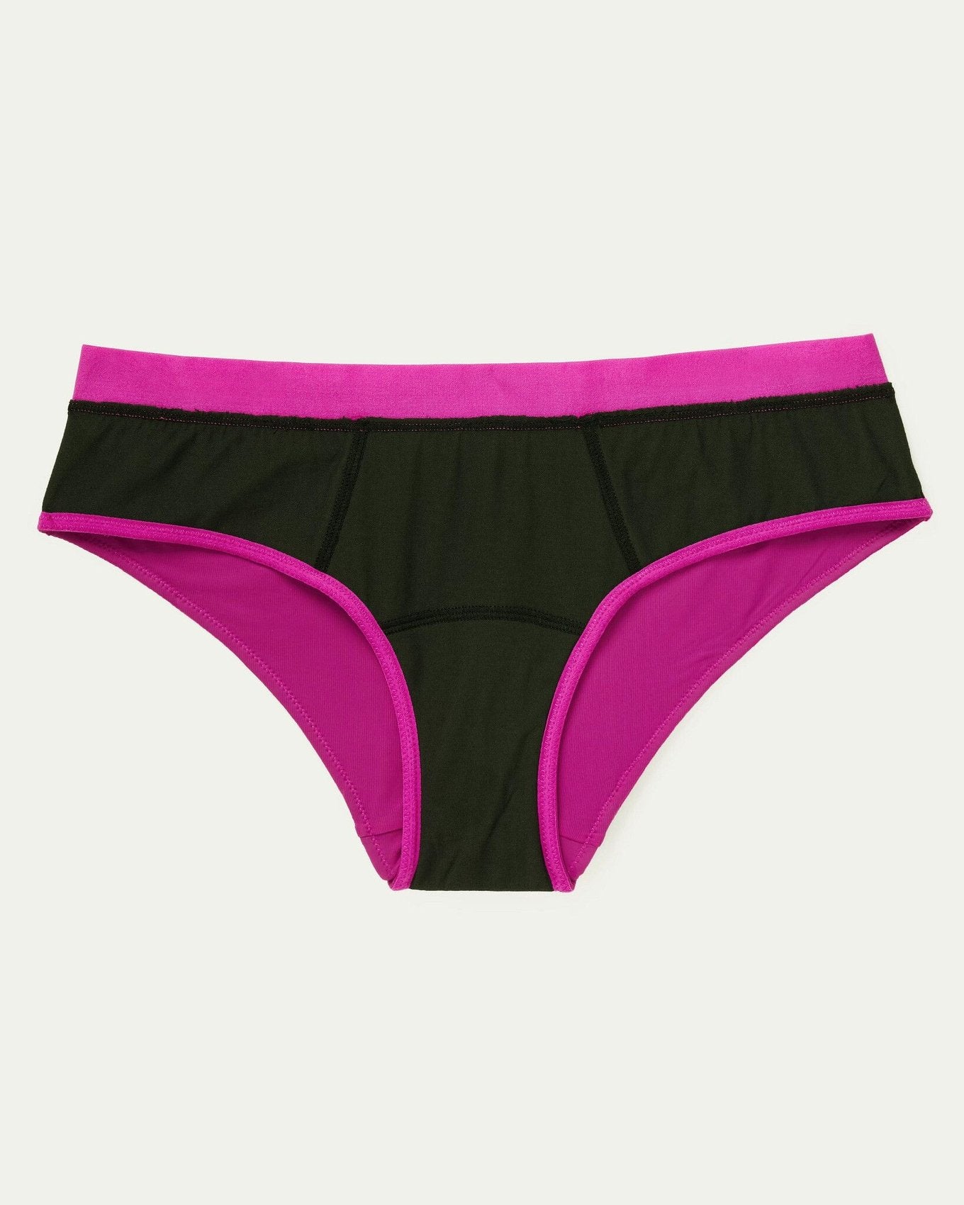 Joyja Cindy period-proof panty in color Festival Fuchsia and shape cheeky