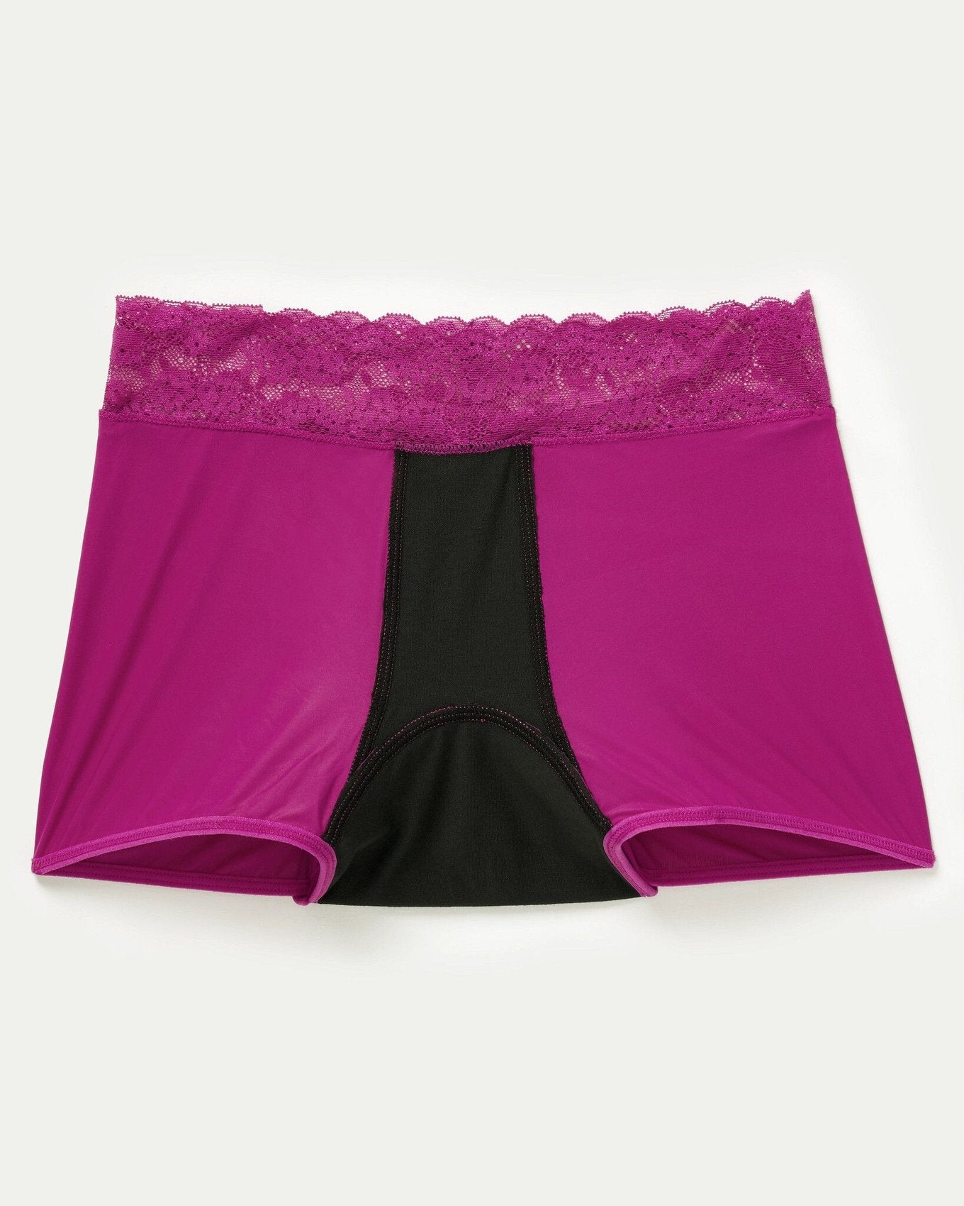 Joyja Emily period-proof panty in color Festival Fuchsia and shape shortie