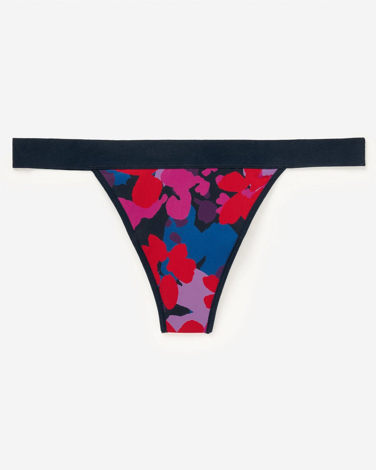 Joyja Leah period-proof panty in color Camouflower C02 and shape thong