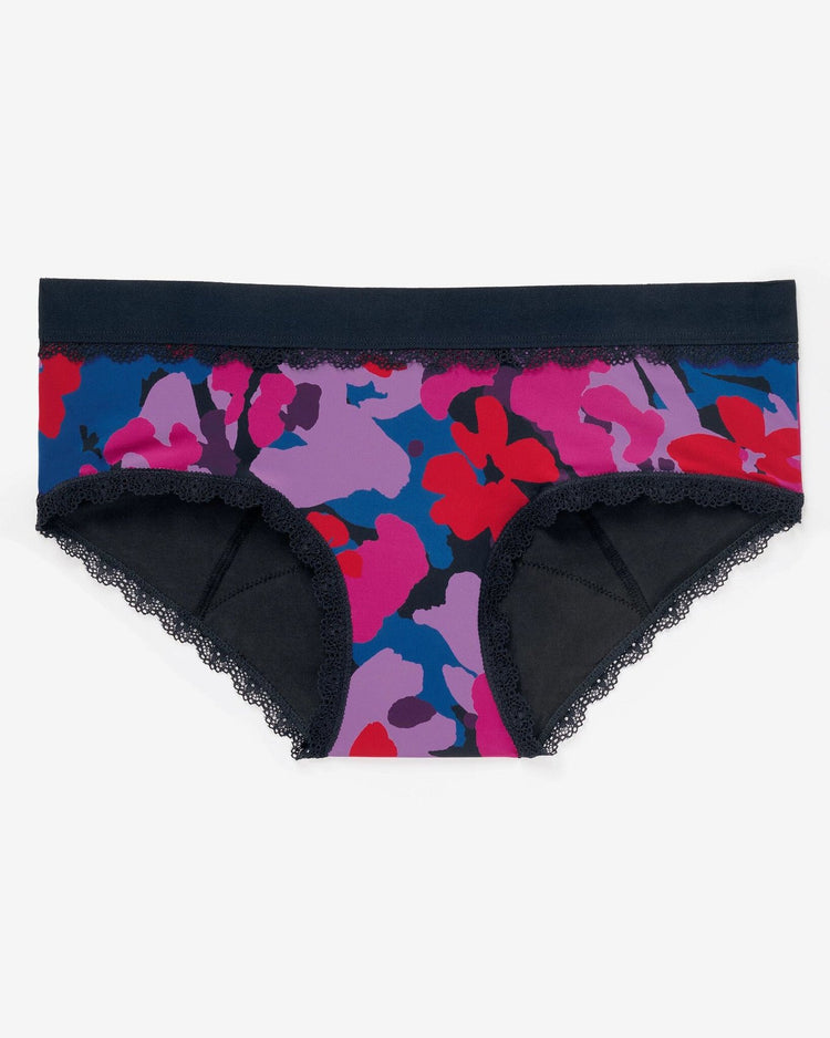 Joyja Olivia period-proof panty in color Camouflower C02 and shape hipster