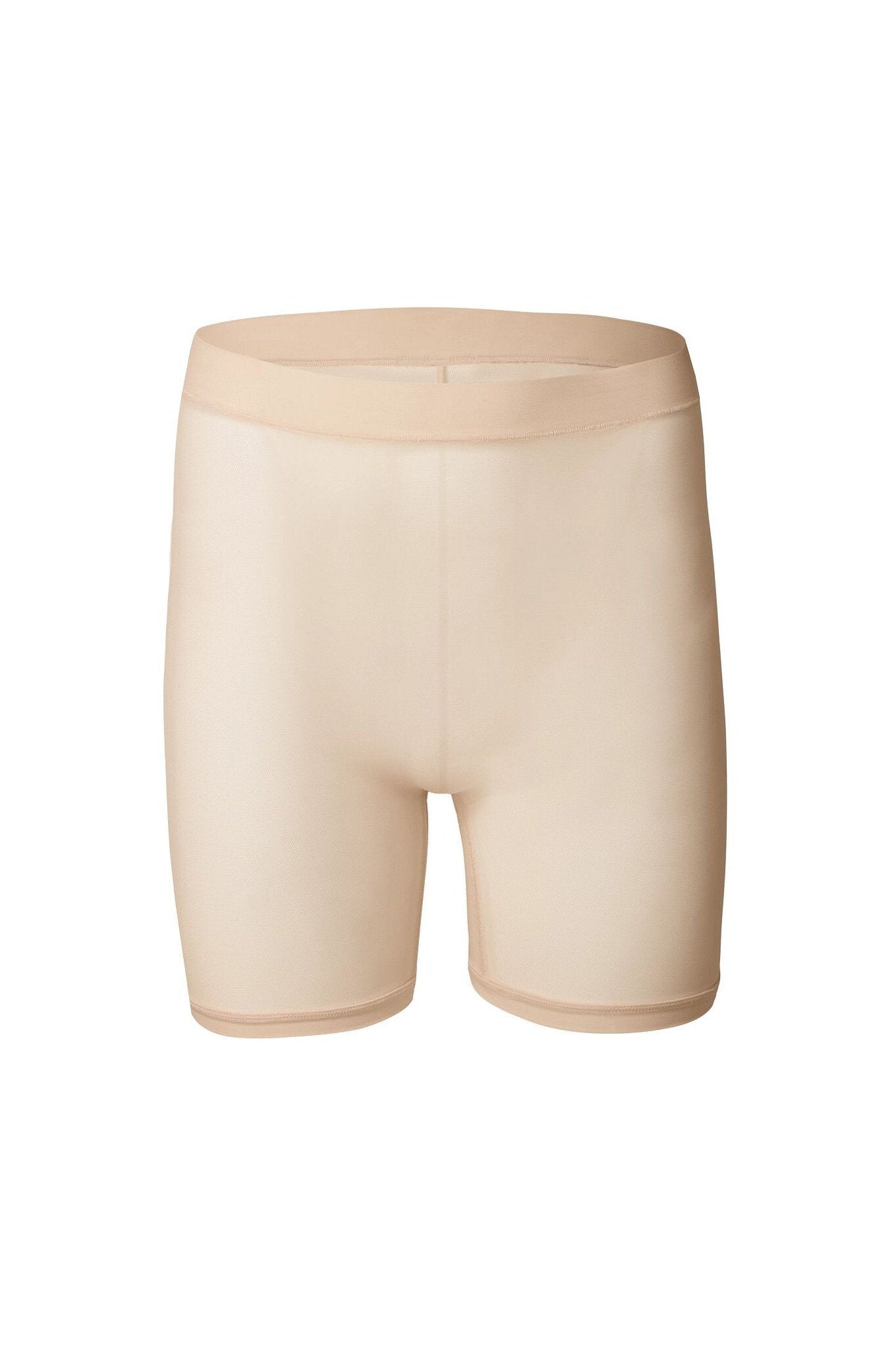 nueskin Dina Mesh High-Rise Shortie in color Appleblossom and shape shortie