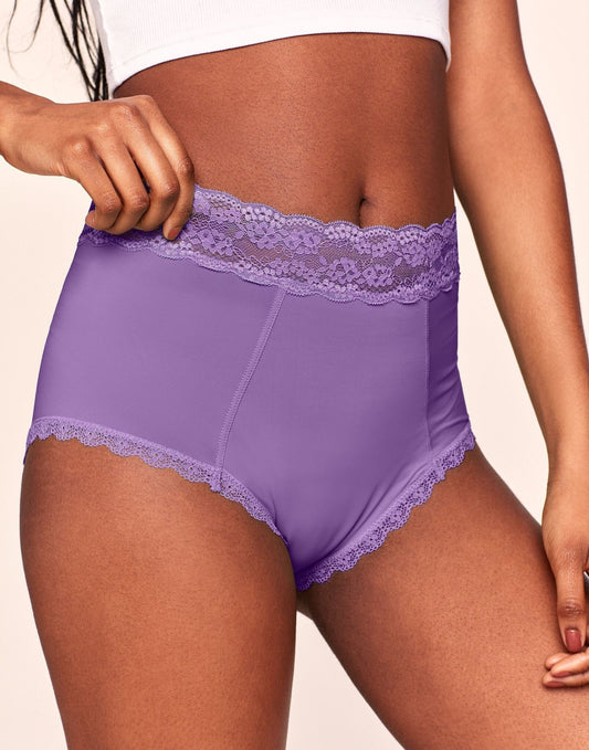 Joyja Amelia period-proof panty in color Amethyst Orchid and shape high waisted