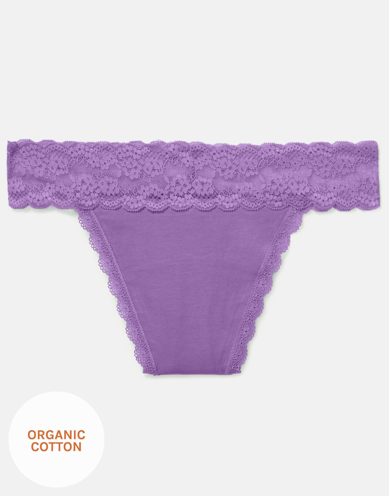 Joyja Lily period-proof panty in color Amethyst Orchid and shape thong