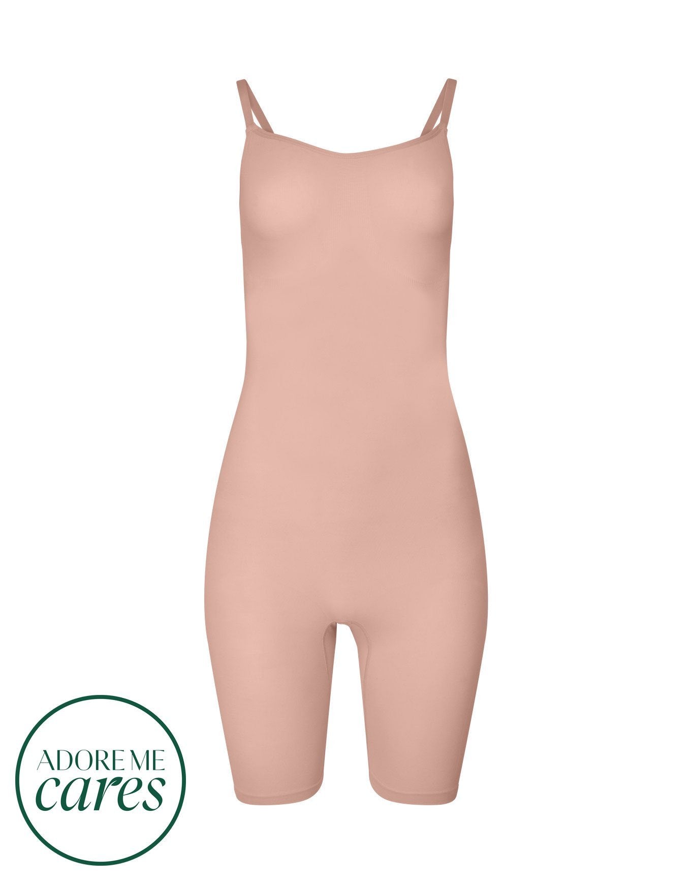 nueskin Analise High-Compression Bodysuit in color Rose Cloud and shape bodysuit