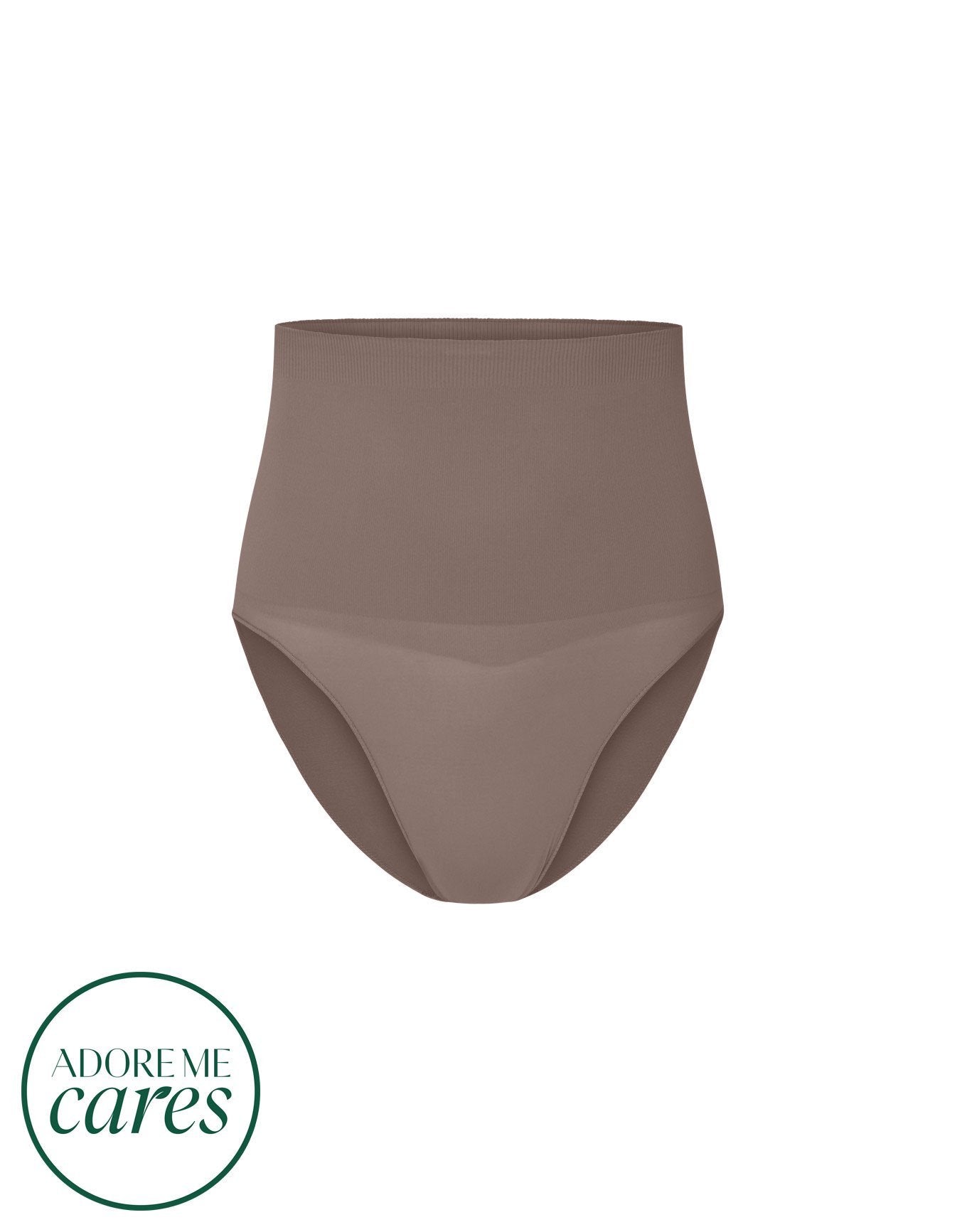 nueskin Hayley High-Compression High-Waist Bikini Brief in color Deep Taupe and shape high waisted