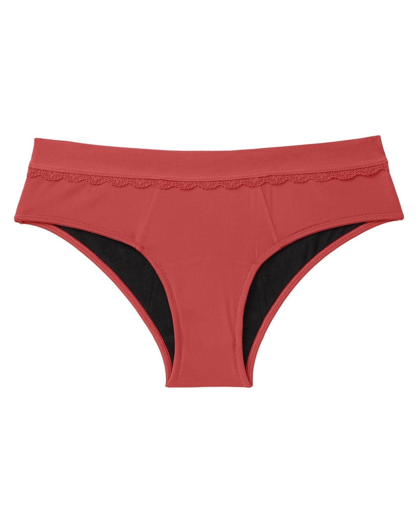 Joyja Cindy period-proof panty in color Baked Apple and shape cheeky