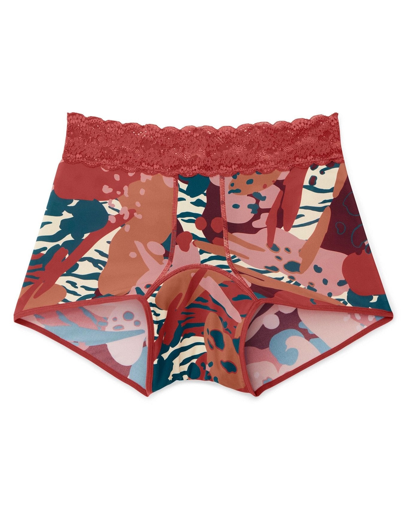 Joyja Emily period-proof panty in color Wild Heart C01 and shape shortie