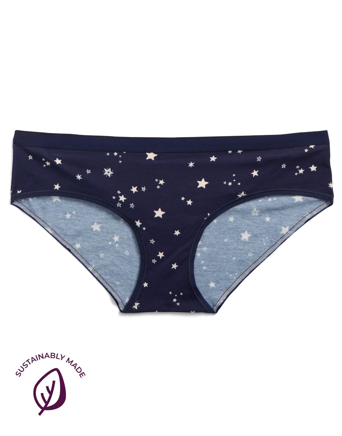 Adore Me Brooklyn Cotton Hipster in color Into the Stars C03 and shape hipster