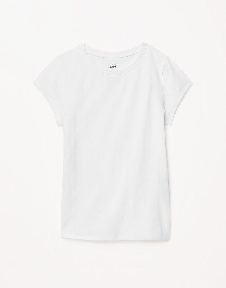 Outlines Kids Adalene in color Bright White and shape t-shirt