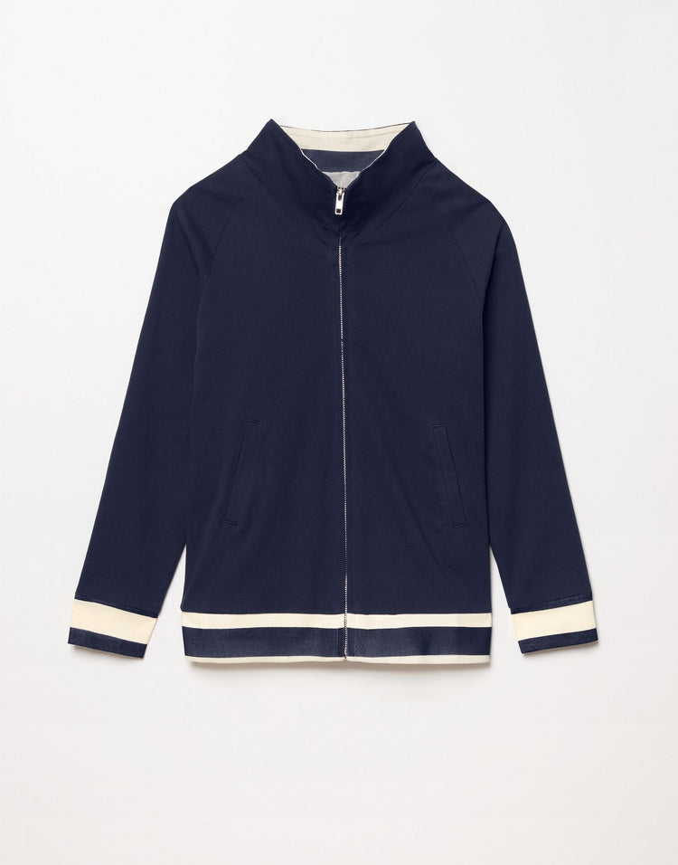 Outlines Kids Silas in color Maritime Blue and shape jacket