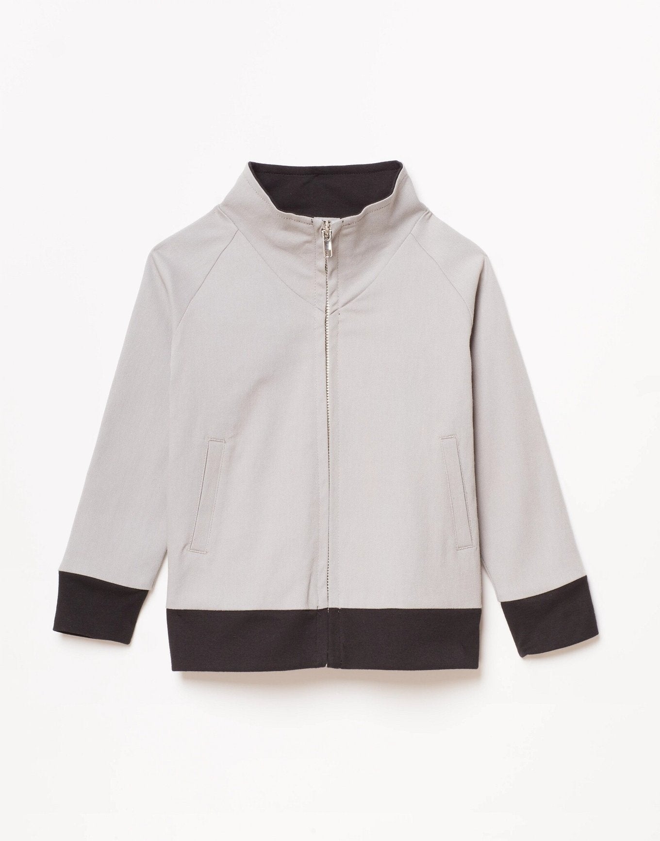 Outlines Kids Silase in color Ultimate Gray and shape jacket