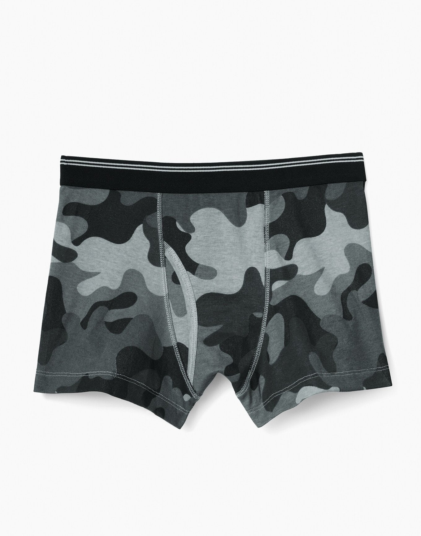 Outlines Kids James in color Black Camo and shape boxer