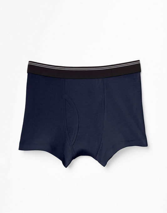 Outlines Kids James in color Maritime Blue and shape boxer