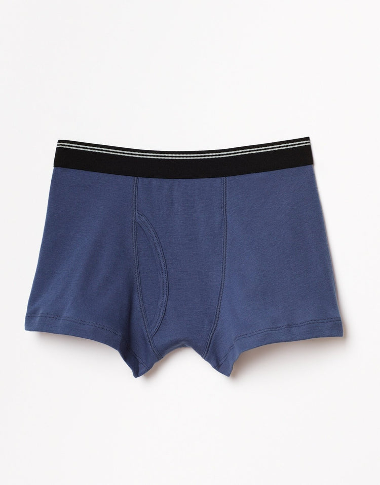 Outlines Kids James in color Crown Blue and shape boxer