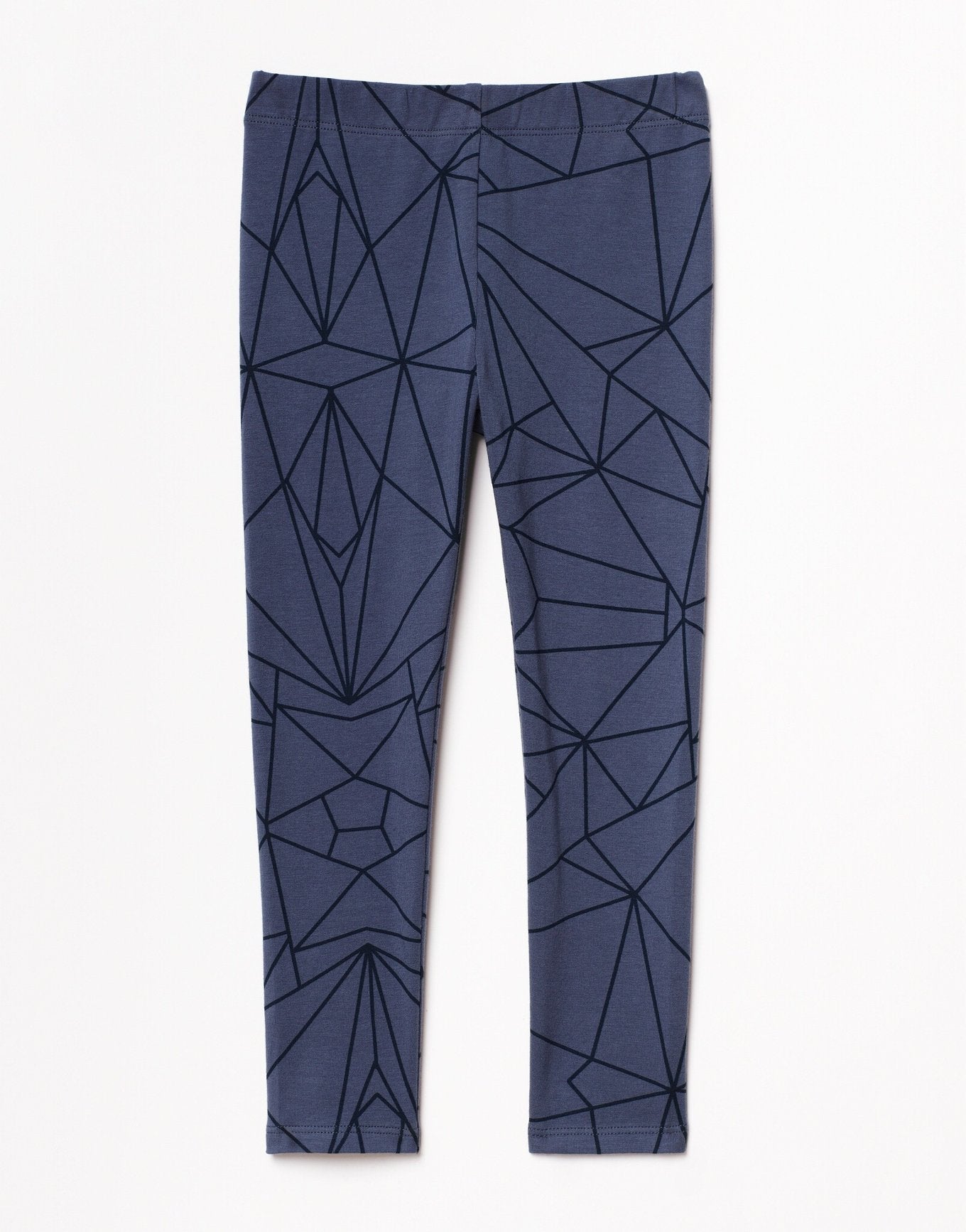 Outlines Kids Casey in color Blue Geo and shape legging