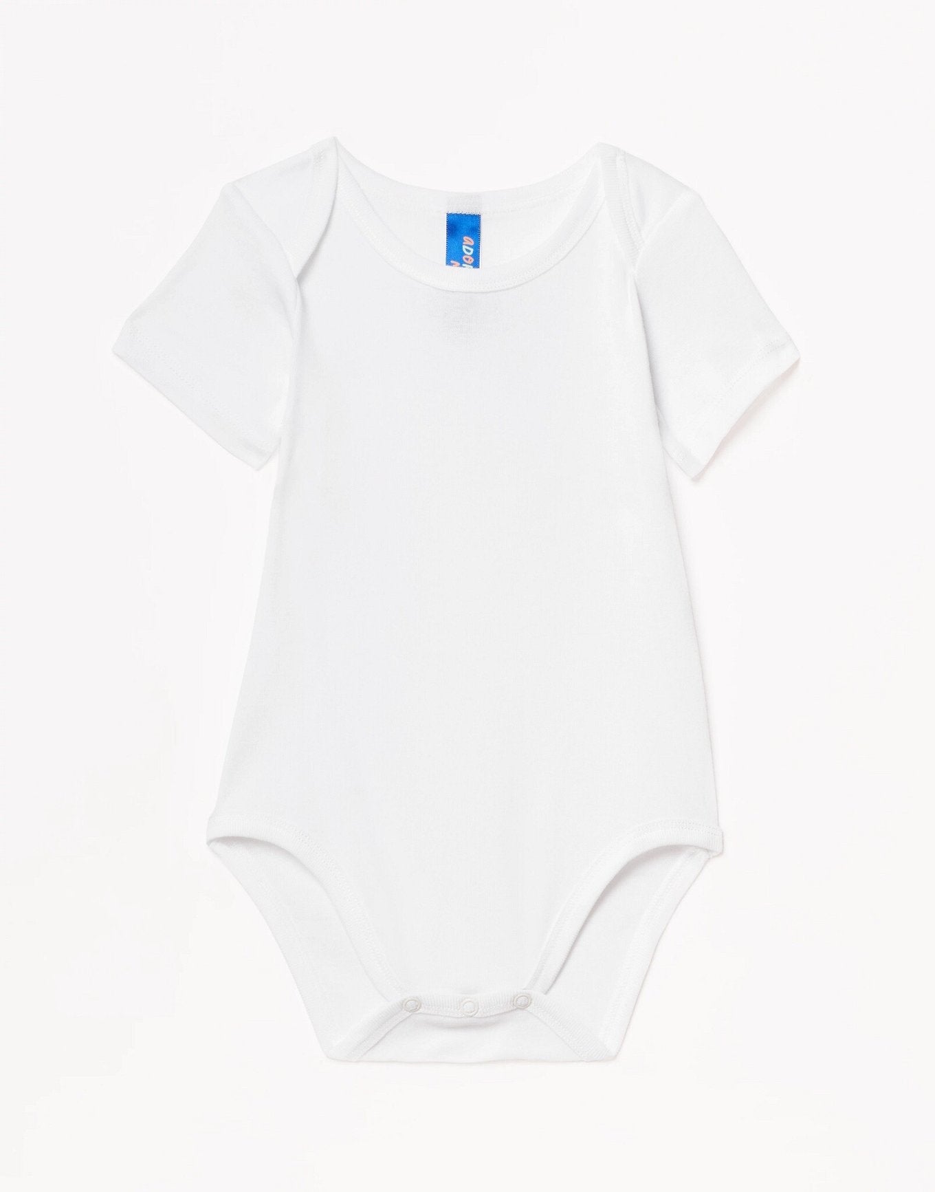 Outlines Kids Finley in color Bright White and shape onesie
