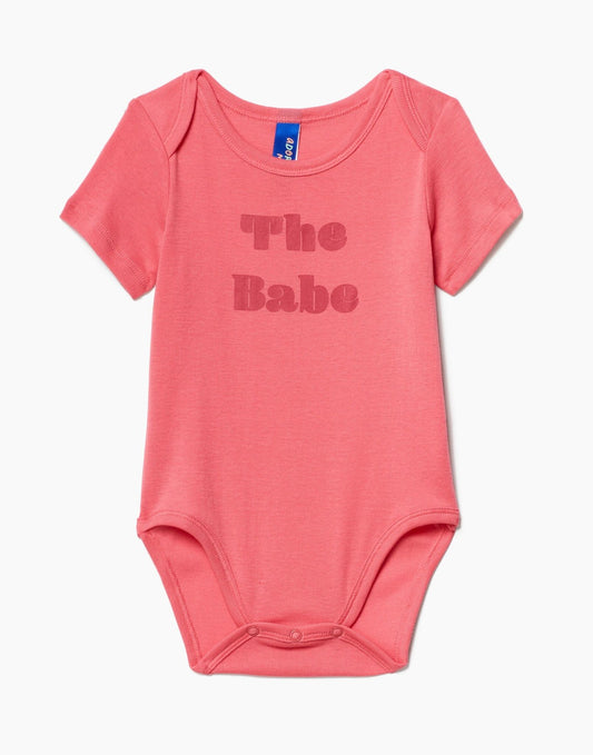 Outlines Kids Finley in color Tea Rose and shape onesie