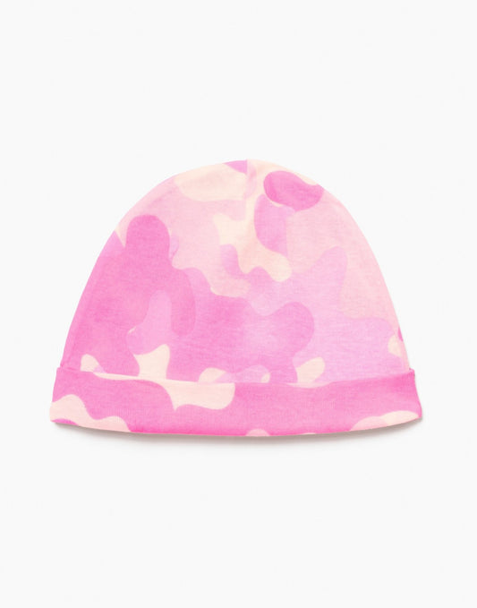 Outlines Kids Royal in color Pink Camo and shape cap hat & beanie