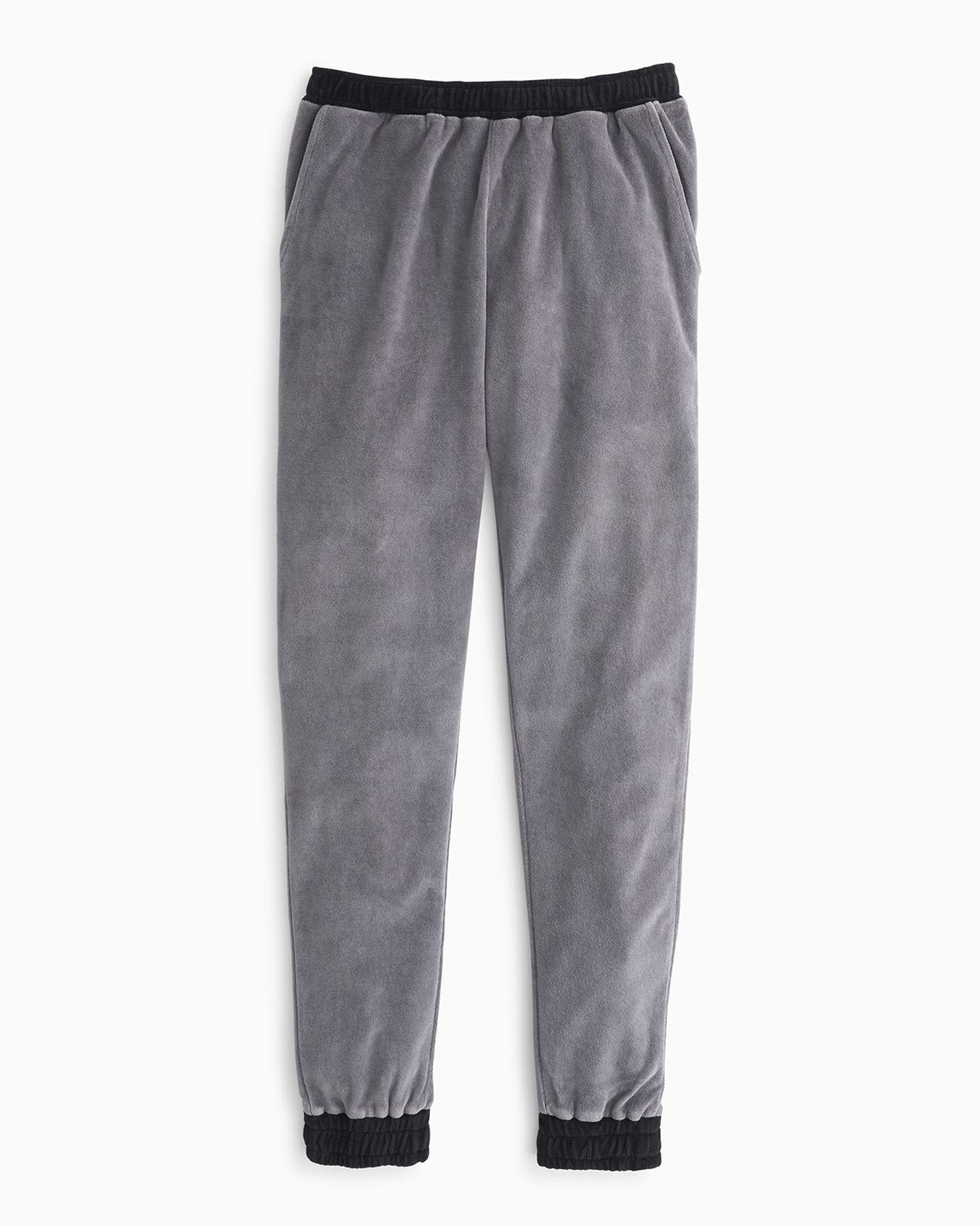 YesAnd Organic Velour Jogger Jogger in color Alloy and shape jogger/sweatpant