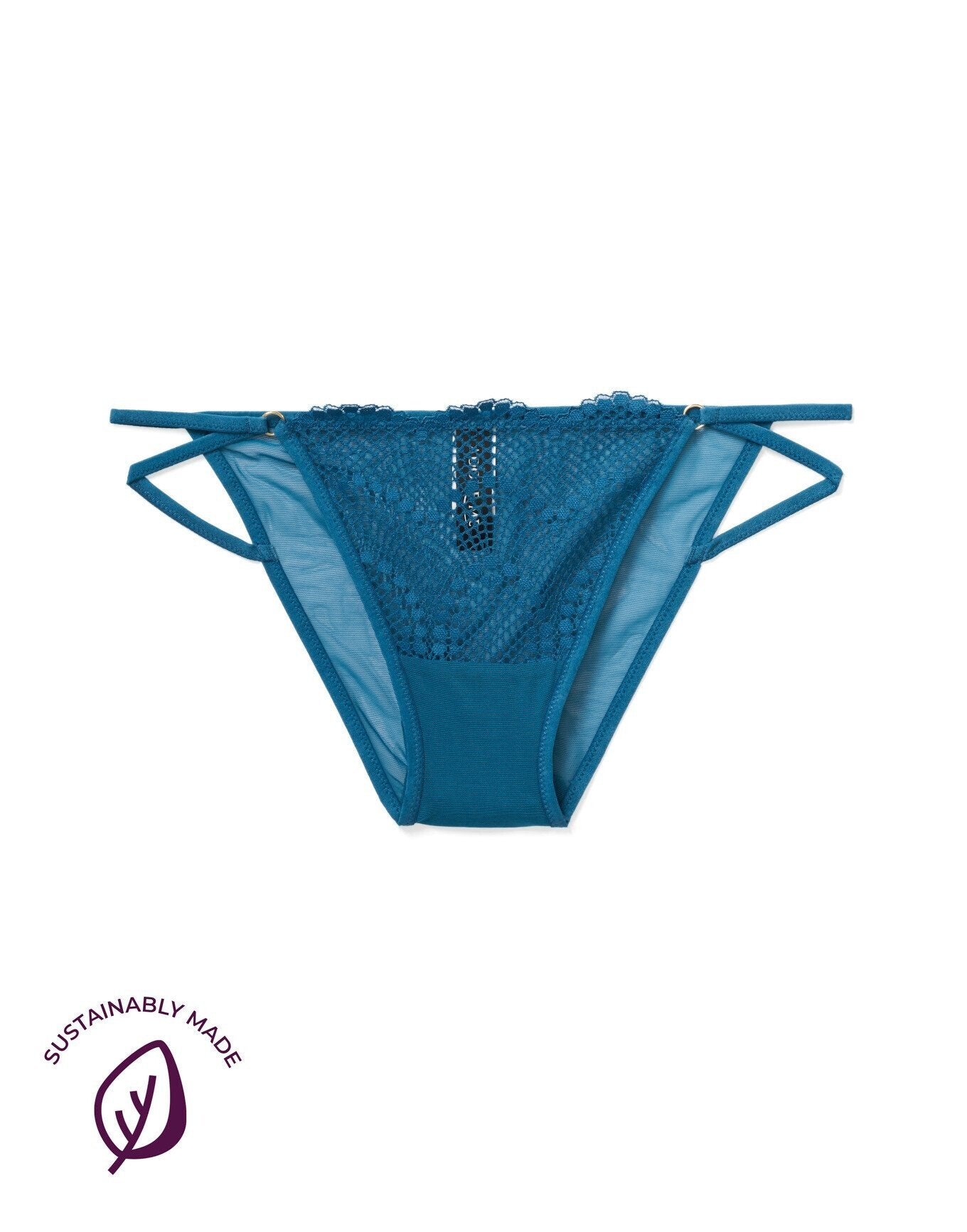 Adore Me Margaritte String Bikini in color Blue Sapphire and shape bikini