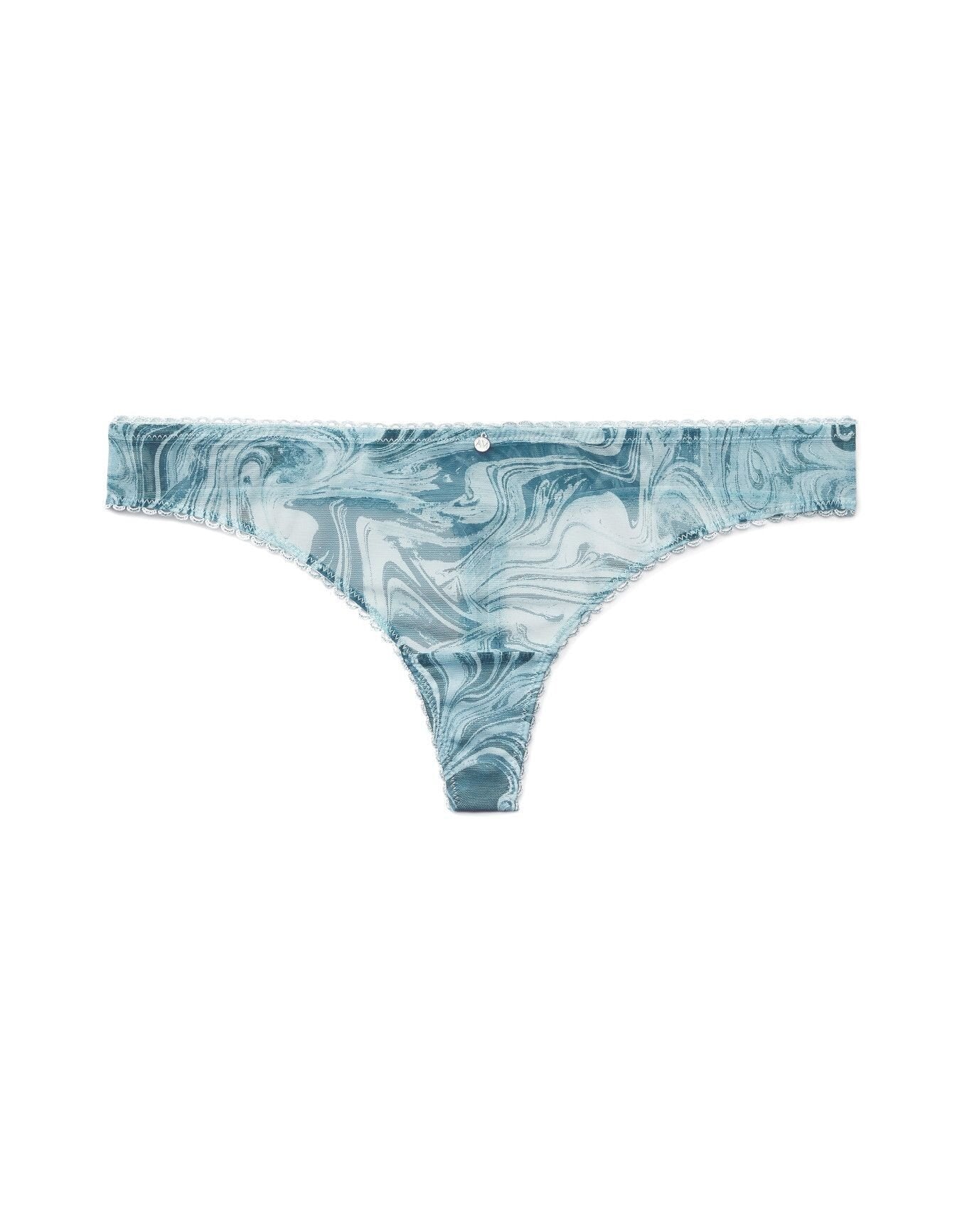 Adore Me Malina Thong in color Marbelous C07 and shape thong