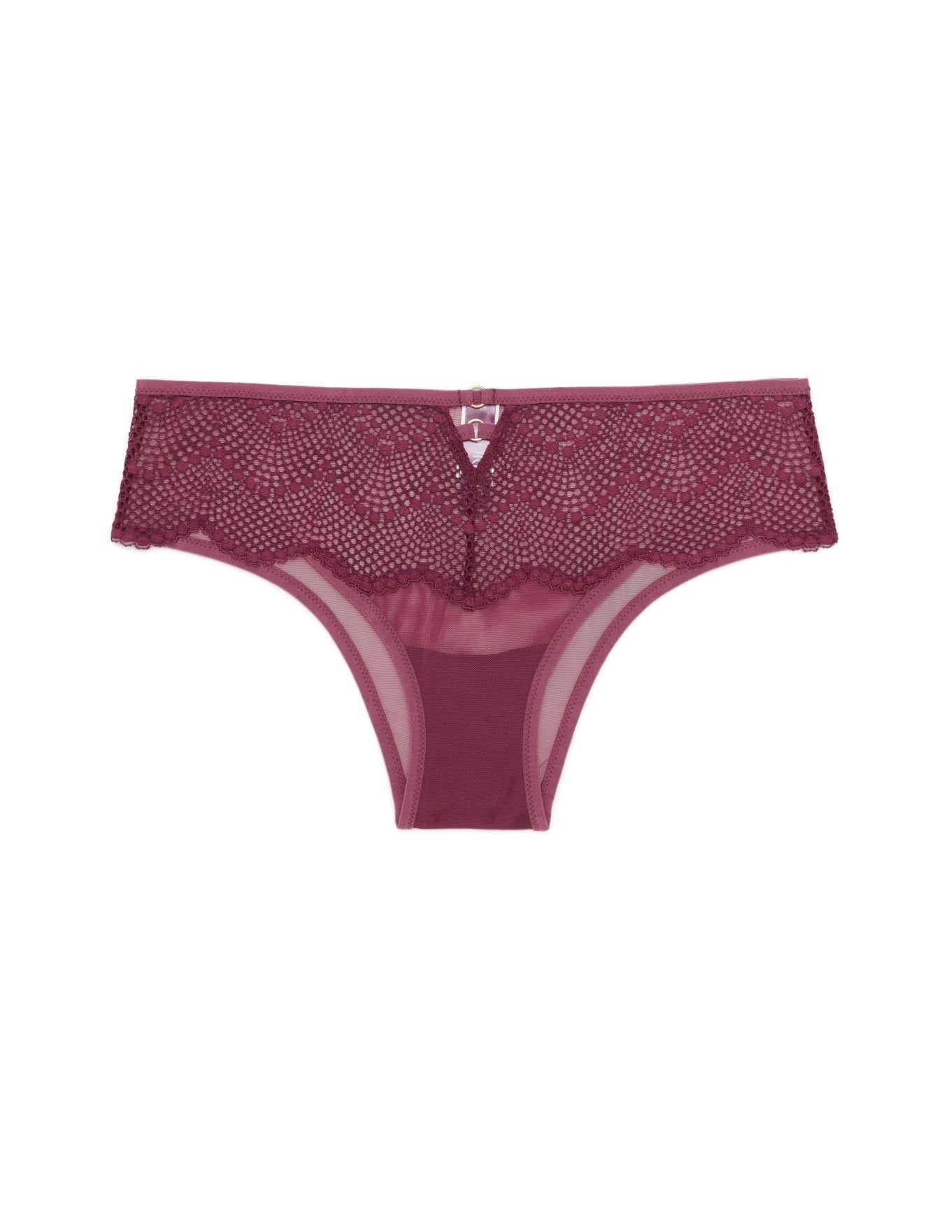 Adore Me Margaritte Cheeky in color Grape Wine and shape cheeky