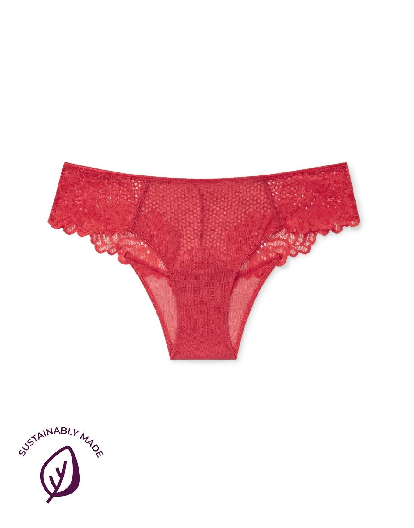 Adore Me Marella Cheeky in color Cayenne and shape cheeky