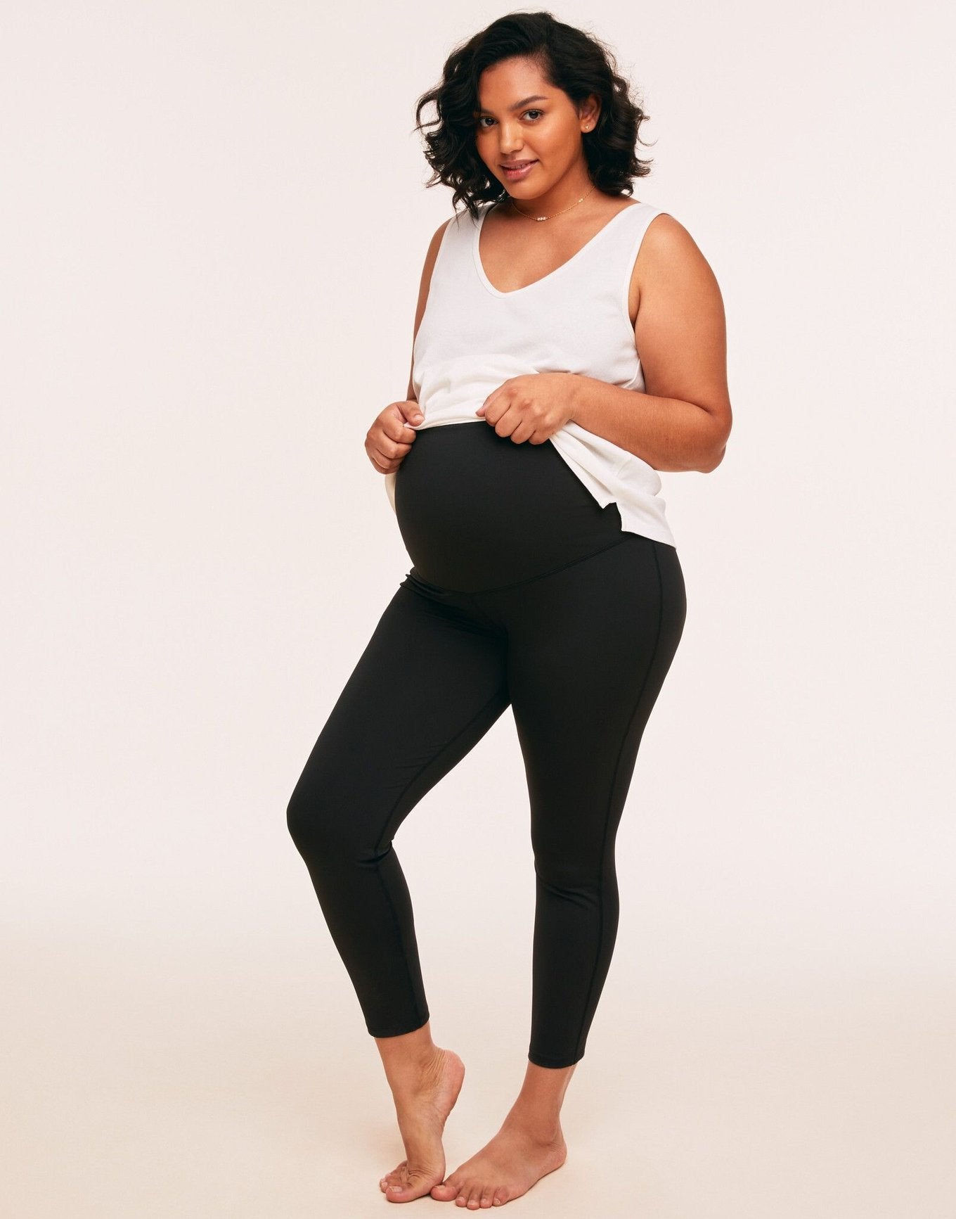 Buy Maternity Legging 2-Pack (Small) Black at Amazon.in